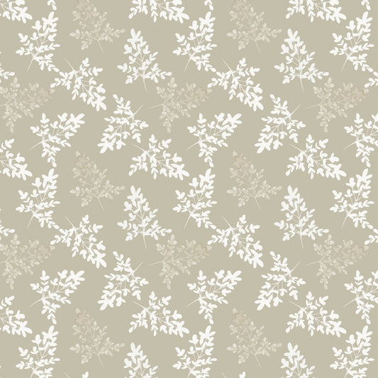 Peace & Wildflowers - Slip Through Time, Beige - PER 1/4 YARD