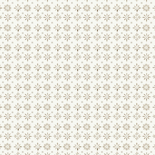 Peace & Wildflowers - Delicate Petals, Beige - PER 1/4 YARD