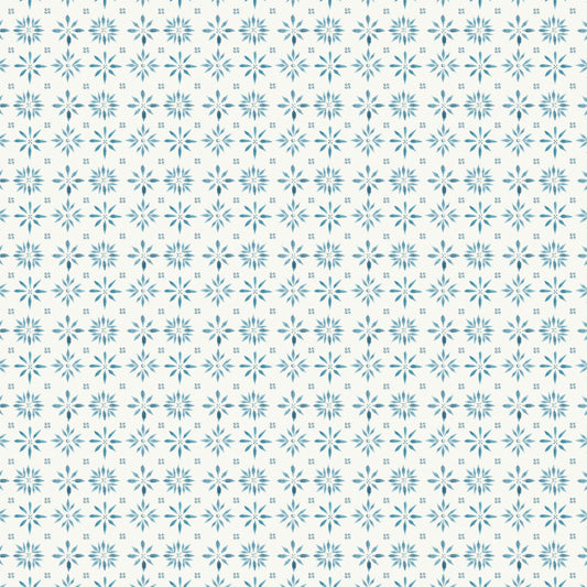Peace & Wildflowers - Delicate Petals, Blue - PER 1/4 YARD