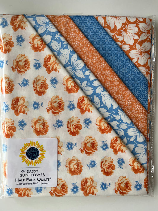 Sassy Sunflower Half Pack - Denim & Daisies Orange 2