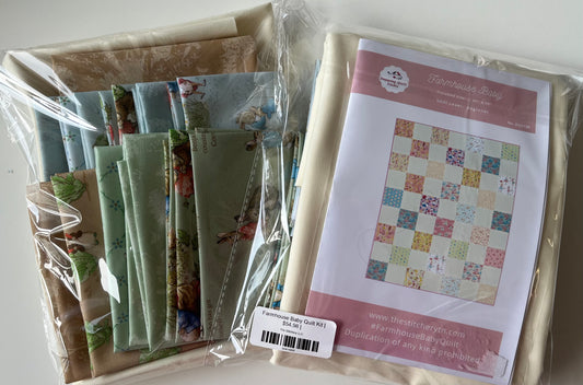 Farmhouse Baby Quilt Kit