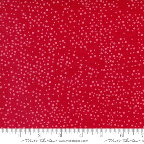 Dotty Thatched, Crimson - PER 1/4 YARD