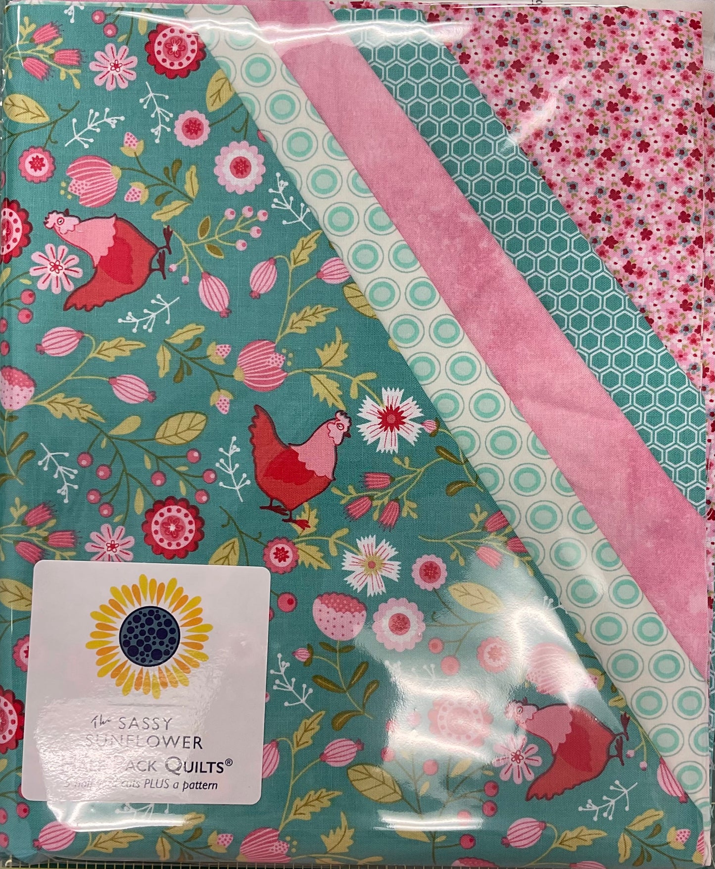 Sassy Sunflower Half Pack - Smitten Chicken Teal
