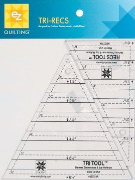 Tri Recs Triangle Rulers 6"