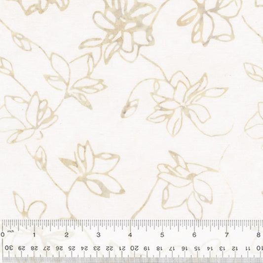 Silencio Batik - Lotus, Whisper - PER 1/4 YARD