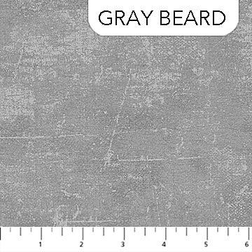 Canvas - Gray Beard - PER 1/4 YARD