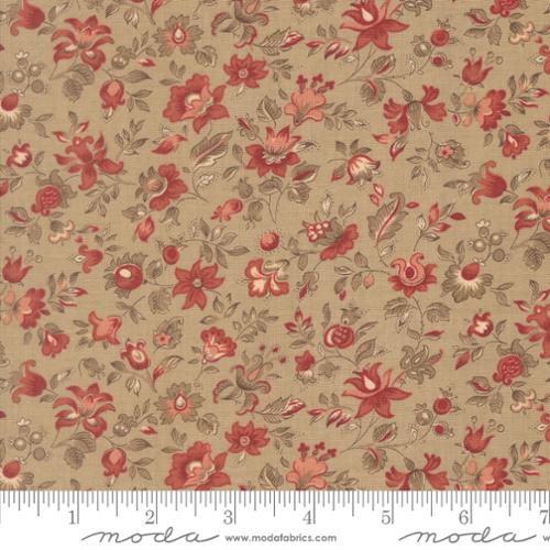 Le Jardin Rouge - Clemenceau Florals, Roche - PER 1/4 YARD