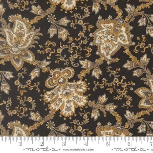 Collections for a Cause: Magnolia - Paisley, Onyx - PER 1/4 YARD
