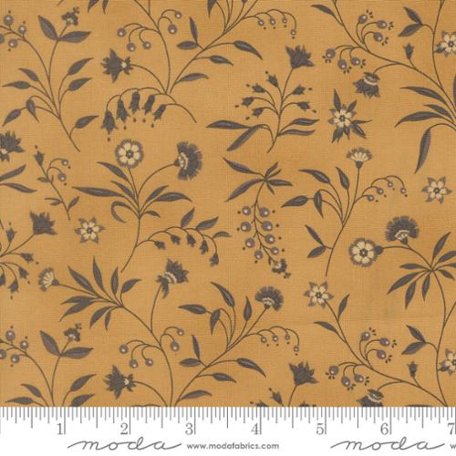 Collections for a Cause: Magnolia - Meandering Path, Golden - PER 1/4 YARD