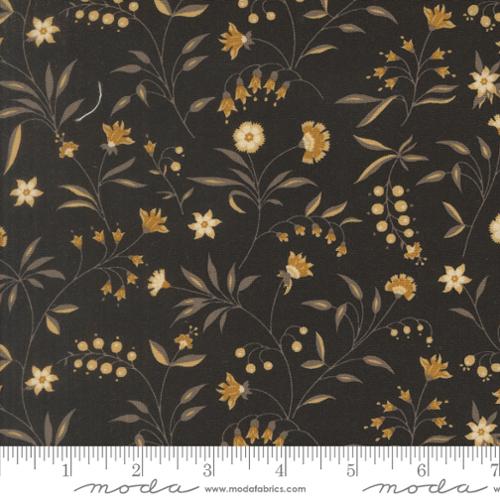 Collections for a Cause: Magnolia - Meandering Path, Onyx - PER 1/4 YARD