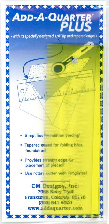 Add-A-Quarter 6" Plus Ruler