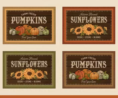 Autumn Homestead - Pumpkin Placemat Panel