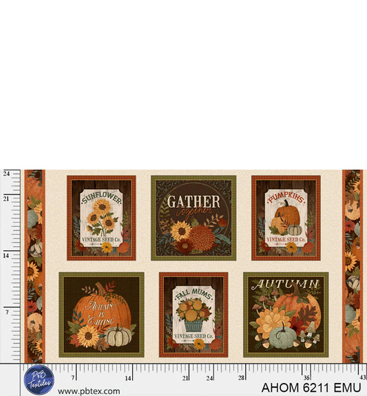 Autumn Homestead - Autumn is Calling Block Panel