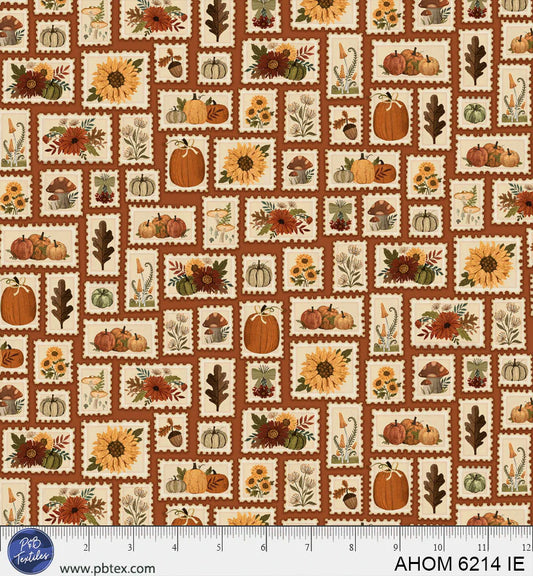 Autumn Homestead - Set Stamps - PER 1/4 YARD