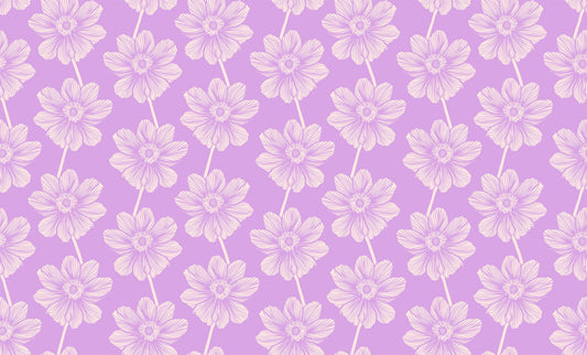 Indelible - Anemone, Lilac - PER 1/4 YARD