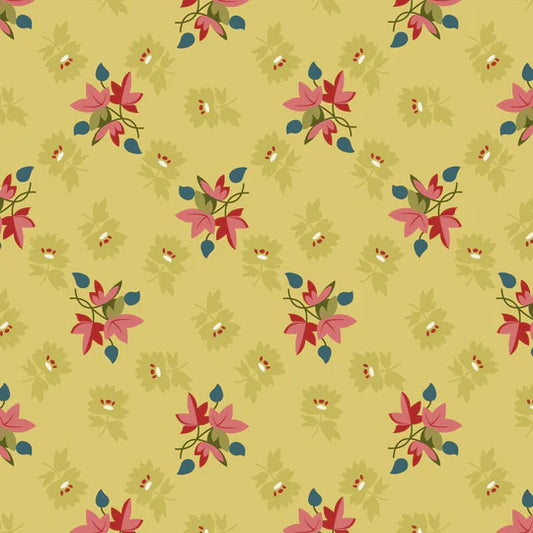 Back & Forth - Maple Leaf, Pear - PER 1/4 YARD