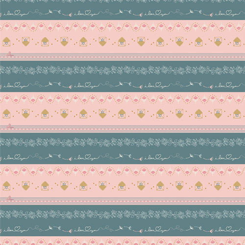 Love Letters - Love Bound, Binding Print - PER 1/4 YARD