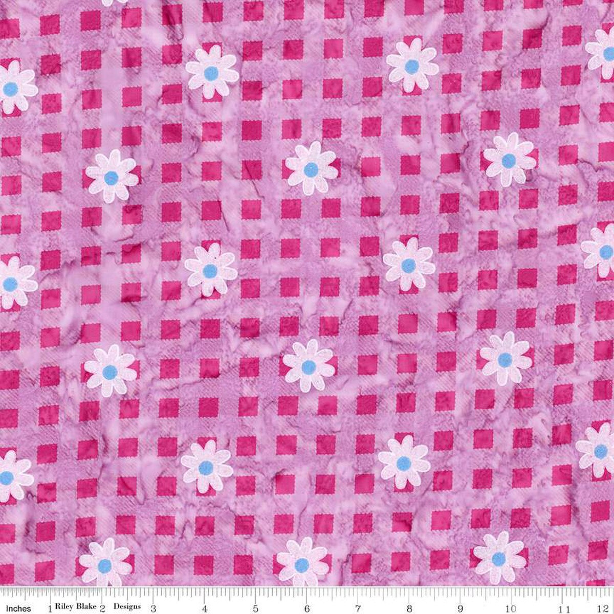 Daisy Dots Batiks - Razzmic Berry - PER 1/4 YARD