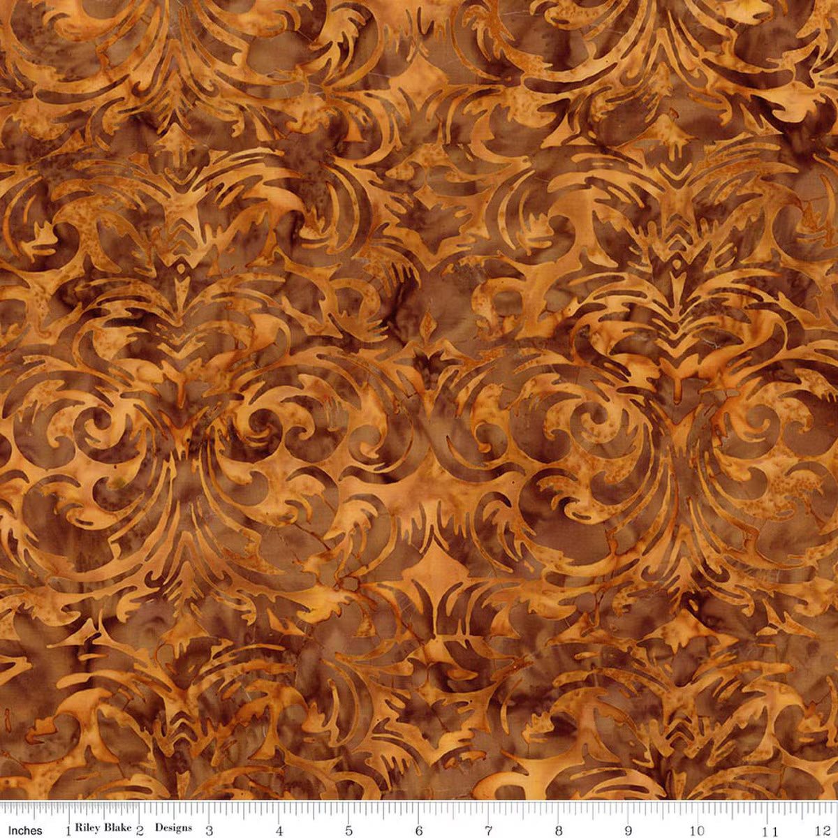 Legacy Batiks - Ginger Syrup - PER 1/4 YARD