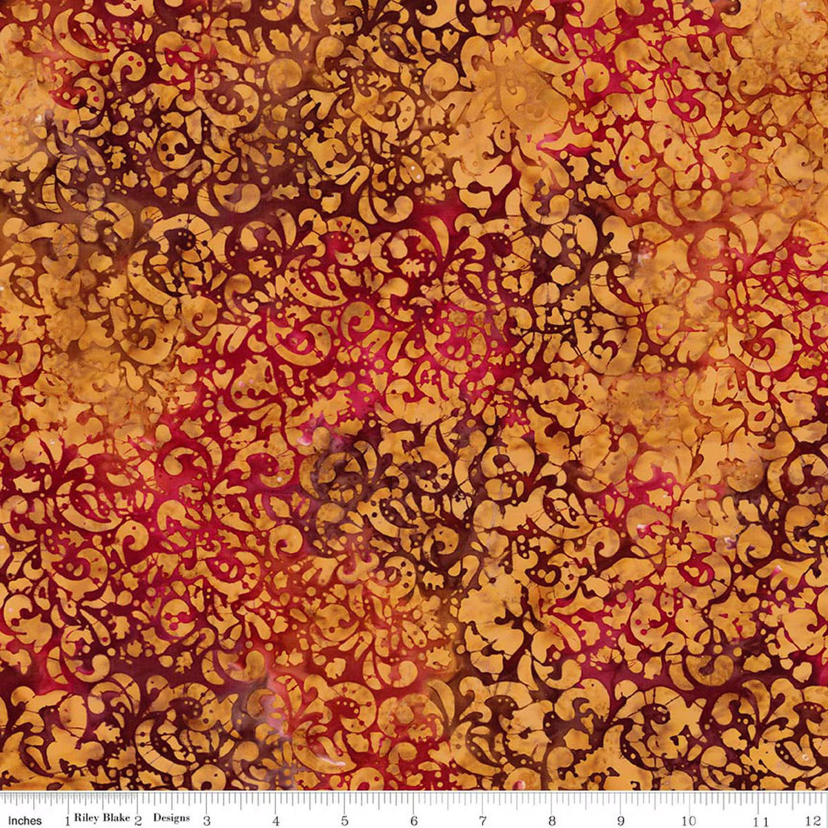 Legacy Batiks - Bronze Sea - PER 1/4 YARD