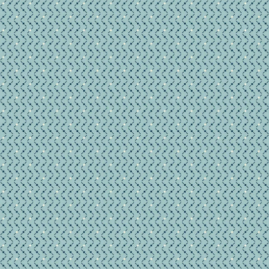 Beyond Time - Criss-Cross, Powder Blue - PER 1/4 YARD