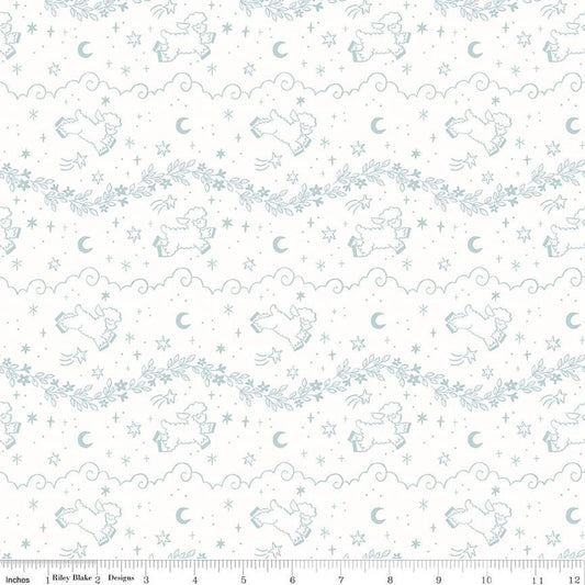 Twinkle Little Star - Counting Sheep, Cloud - PER 1/4 YARD