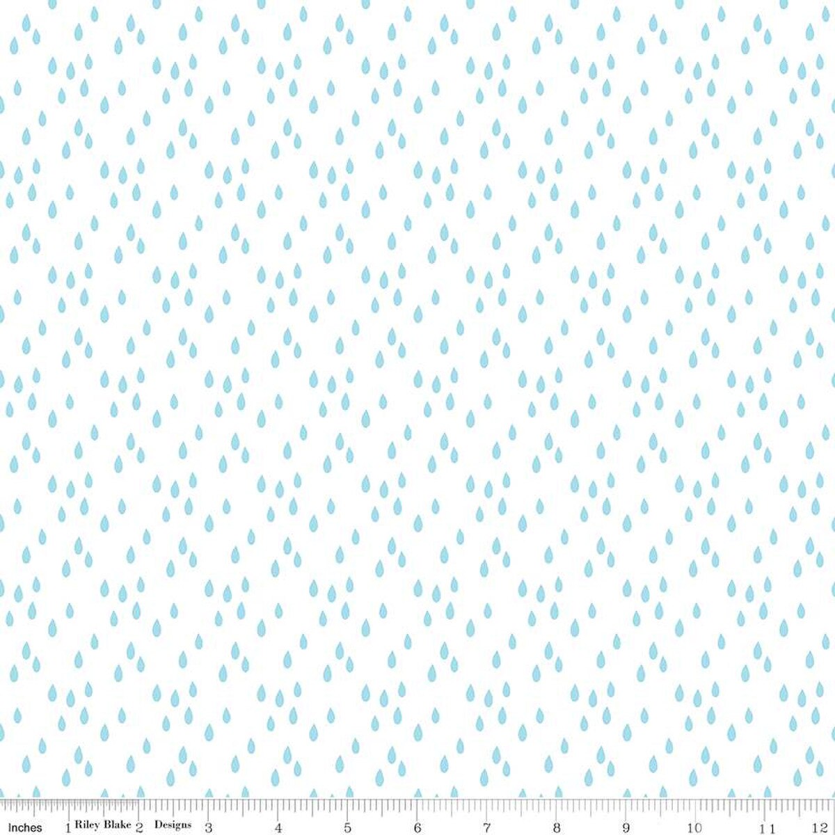Two by Two - Rainy Day, White - PER 1/4 YARD