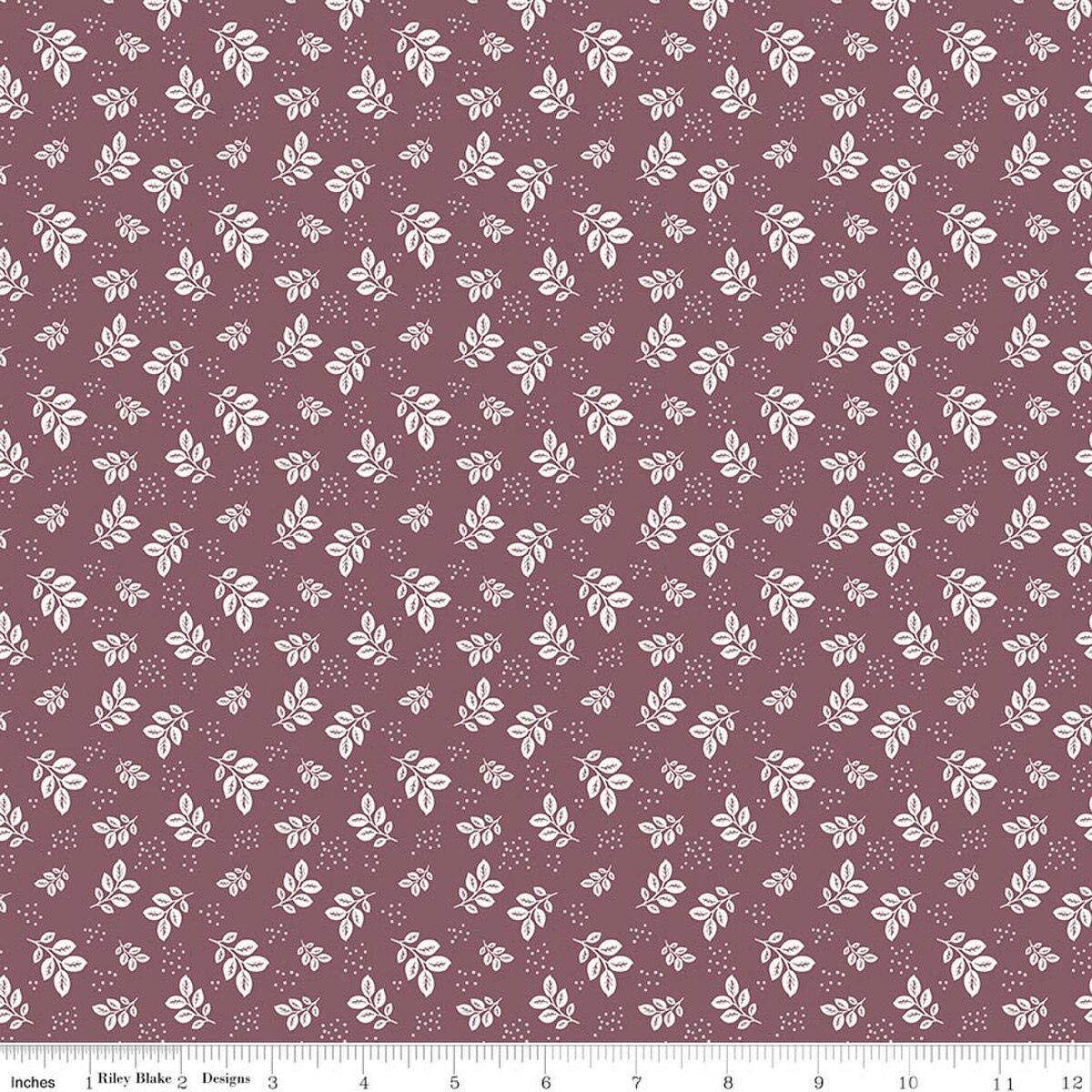 Renew - Leaves, Purple - PER 1/4 YARD