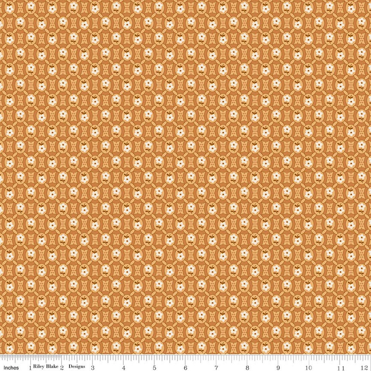 Denim & Daisy - Pioneer, Caramel - PER 1/4 YARD