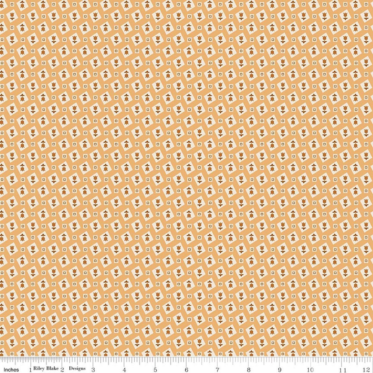 Denim & Daisy - Tulips, Daisy - PER 1/4 YARD
