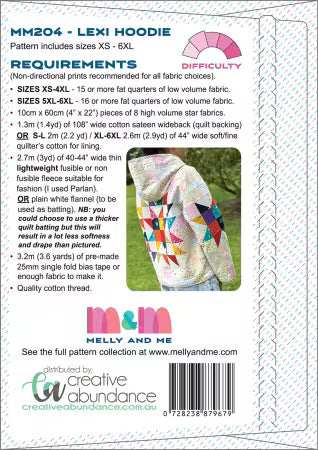 Lexi Hoodie Pattern by Melly & Me