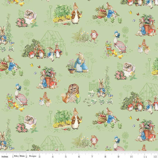 Peter Rabbit & Friends, Characters Fern - PER 1/4 YARD