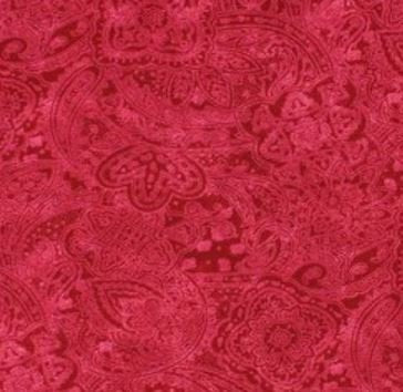 Burgundy Subtle Paisley 108" Wide Back