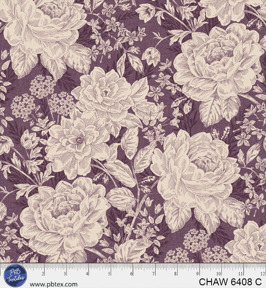 Charlotte, Purple 108" Wide Back