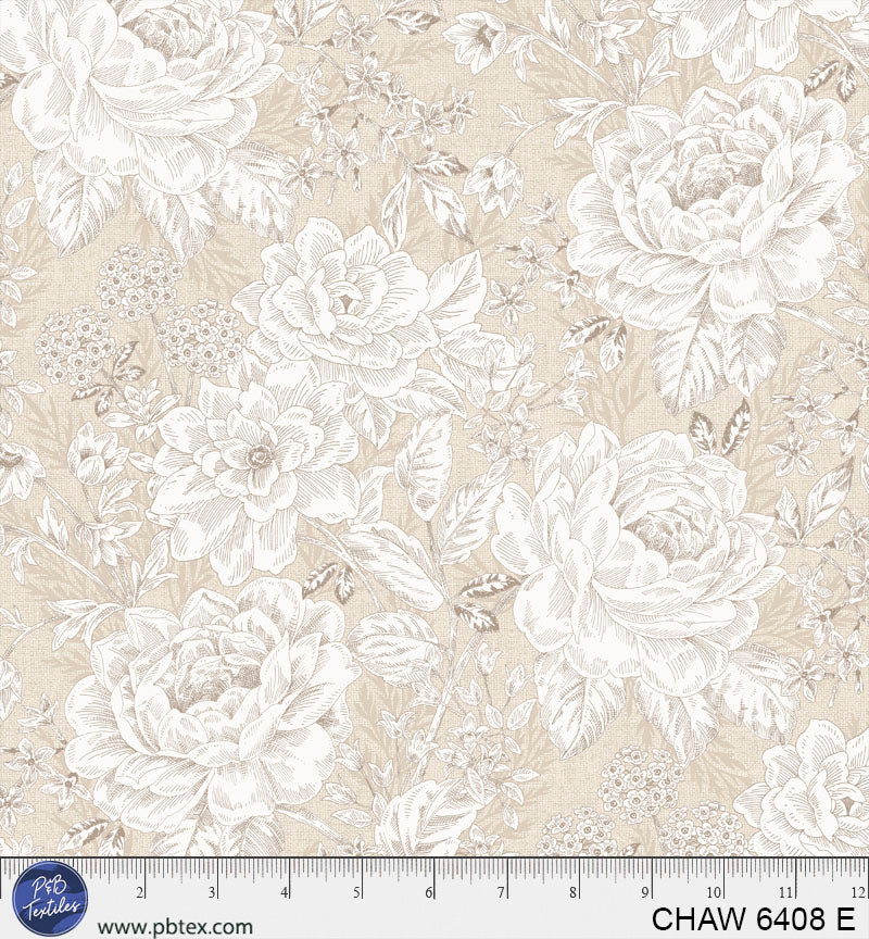 Charlotte, Ecru 108" Wide Back