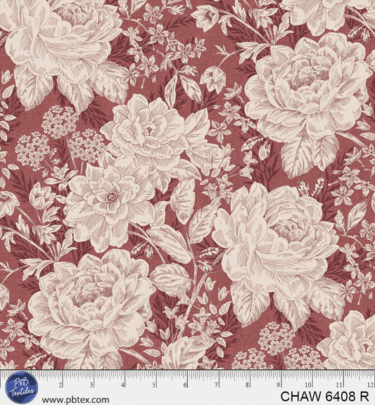 Charlotte, Red 108" Wide Back