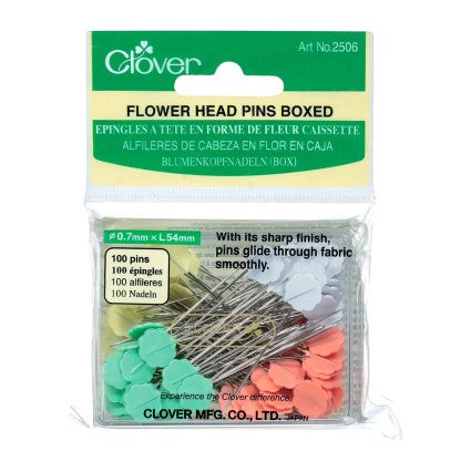 Flower Head Pins, 100 ct