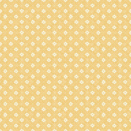 Daisy Field - Dot, Gold - PER 1/4 YARD