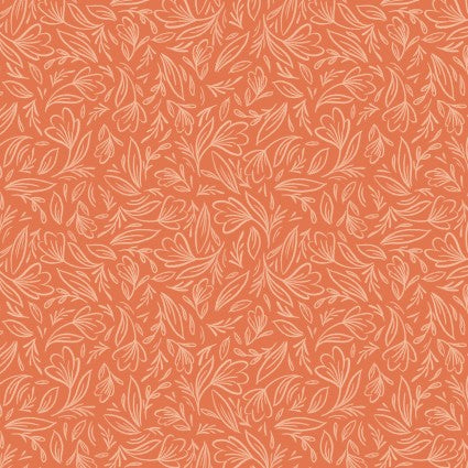 Perfect Blend - Linework, Rust - PER 1/4 YARD