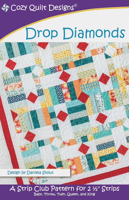 Drop Diamonds Quilt Pattern