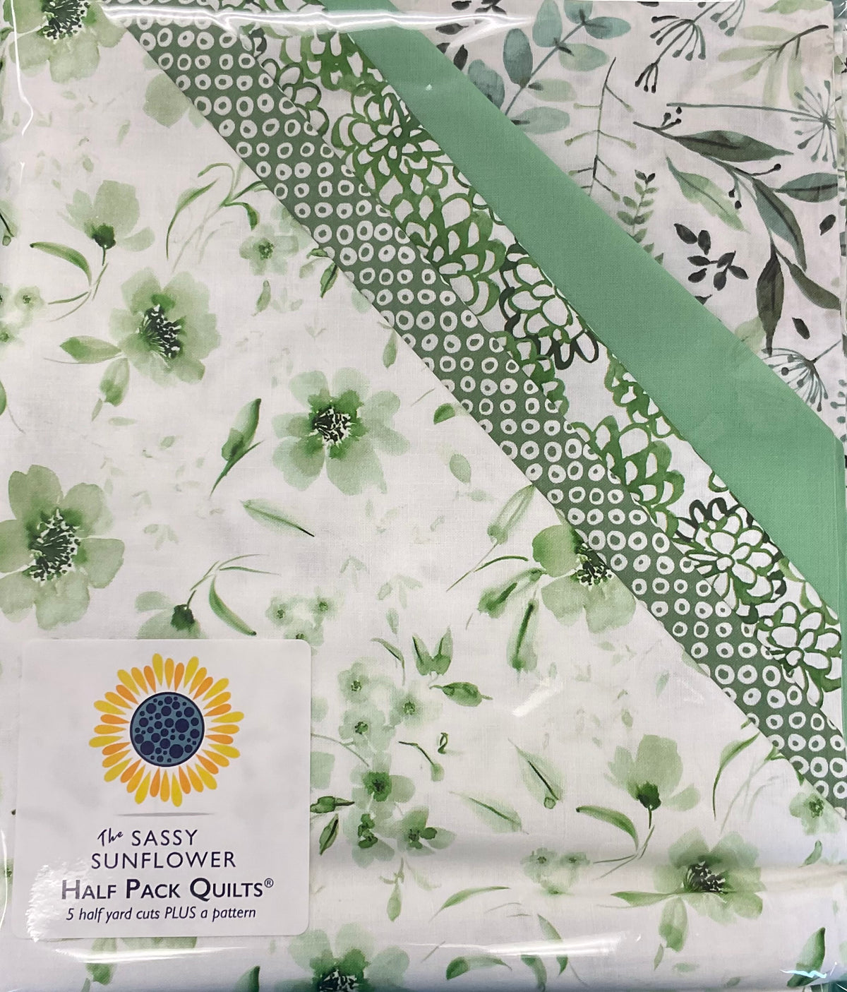Sassy Sunflower Half Pack - Peace & Wildflowers Green