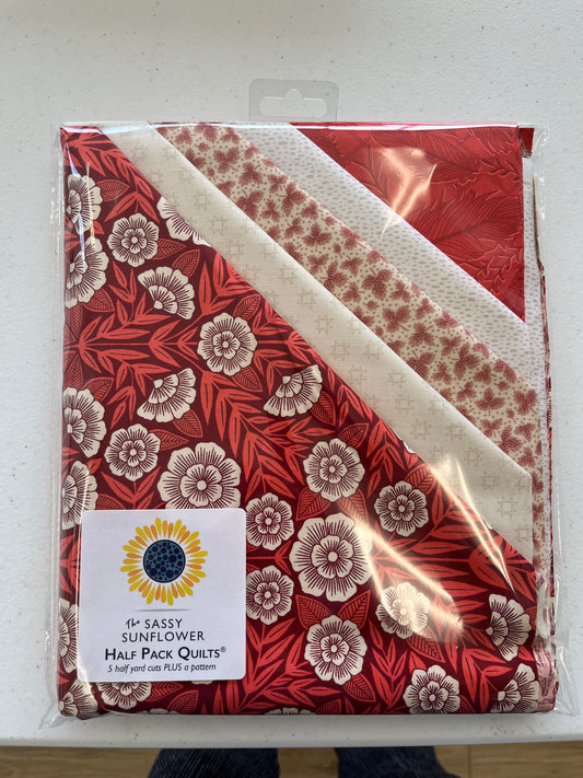 Sassy Sunflower Half Pack - Flower Press 2 (Red)