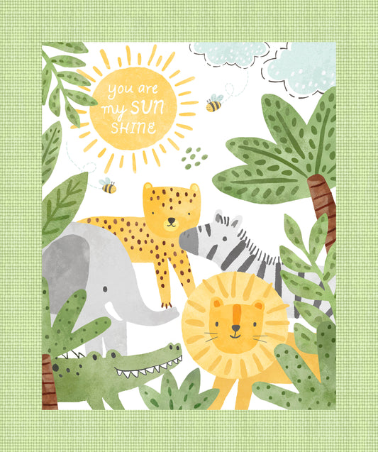 Sunny Safari - 36" Panel