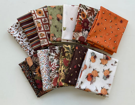Autumn Homestead Fat Quarter Bundle - 14 pcs