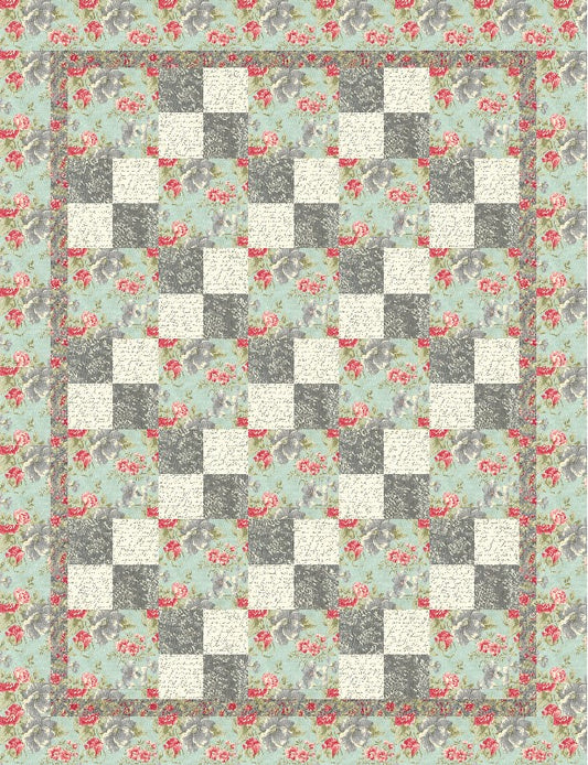 Shabby Chic Four Patch - Printed Pattern