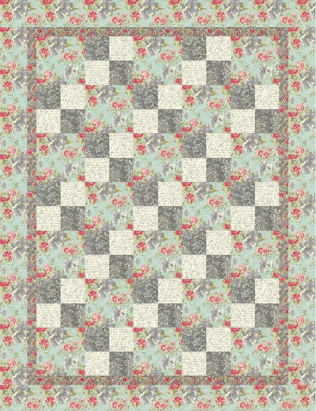 Shabby Chic Four Patch - Digital Pattern