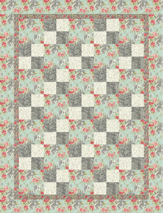 Shabby Chic Four Patch - Digital Pattern