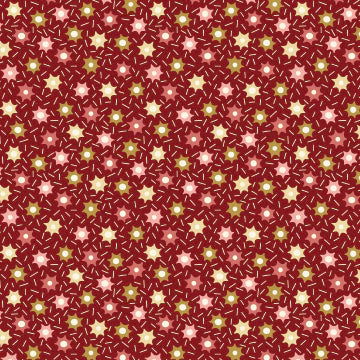 Forever  -  Sprinkles, Burgundy - PER 1/4 YARD