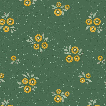 Forward to the Past - Wheel of Fortune, Ocean - PER 1/4 YARD