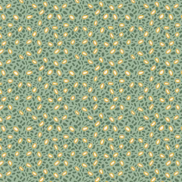 Forward to the Past - Corn and Beans, Glacier Blue - PER 1/4 YARD